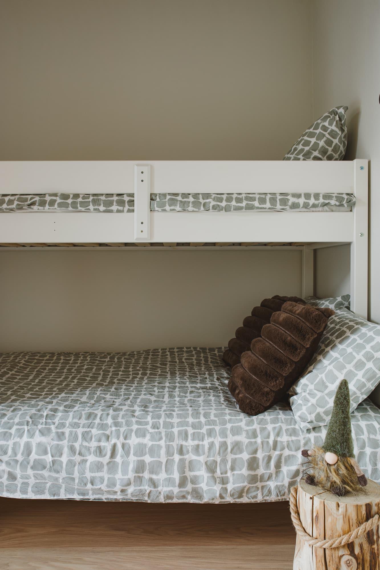 Second bedroom with bunk bed